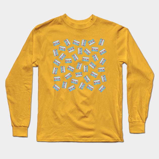 cassette Long Sleeve T-Shirt by abstracteleanor